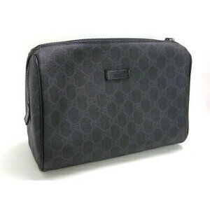 Gucci GG Plus Shoulder Pouch Black slight gray tint